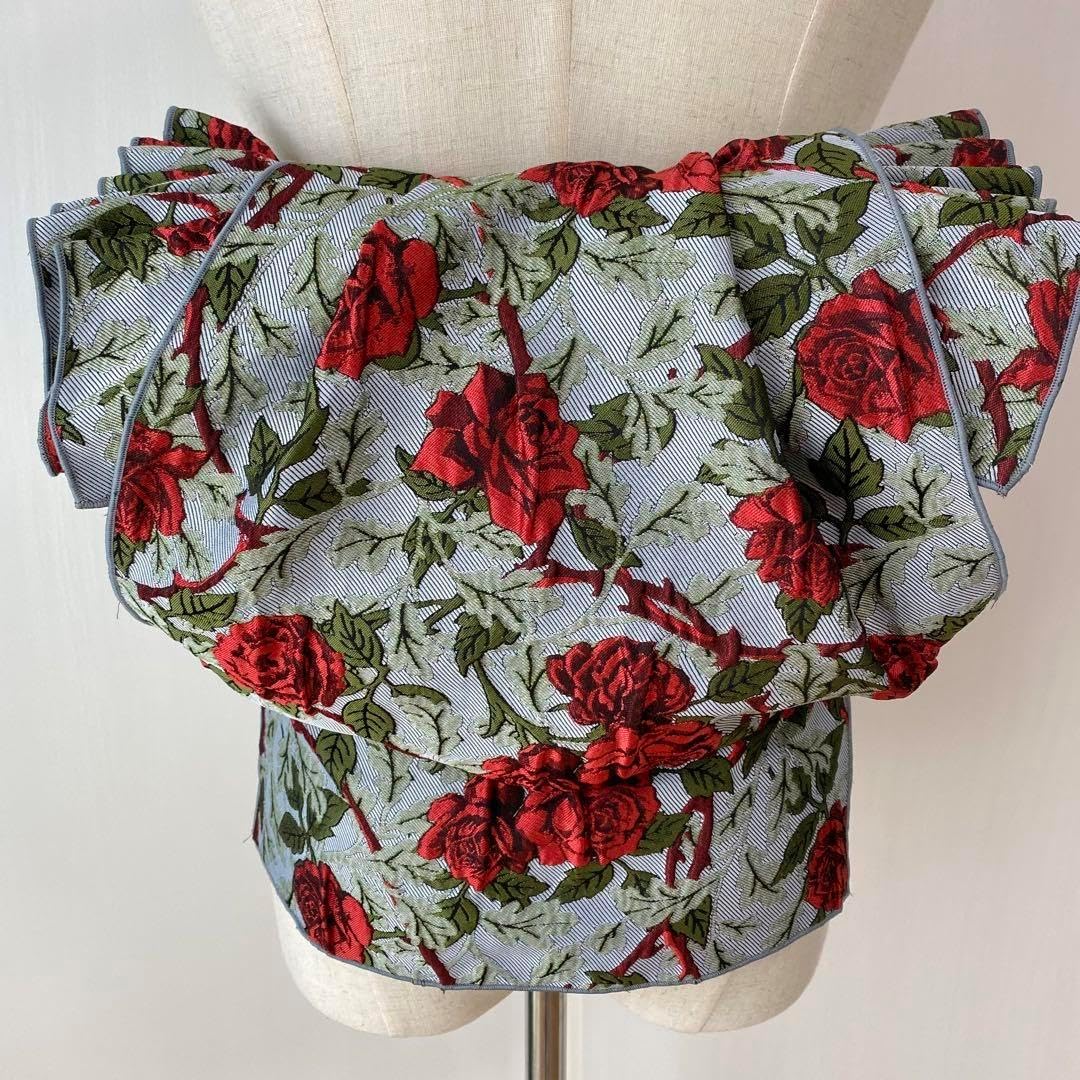 大人兵児帯【ブルースター】【メタル】【シャクヤク】セット 兵児帯